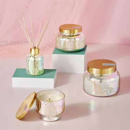 Capri Blue Reed Diffuser - Reed Diffuser Set Includes Scented Oil, Sticks, and Mercury Iridescent Glass Bottle - Home Decor Room Fresheners - Volcano (5.7 fl oz) - Image 5