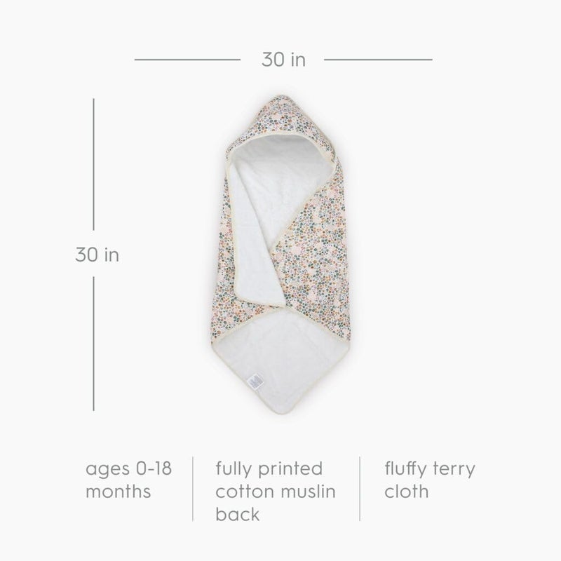 Little Unicorn Cotton Muslin Hooded Infant Towel - Image 4