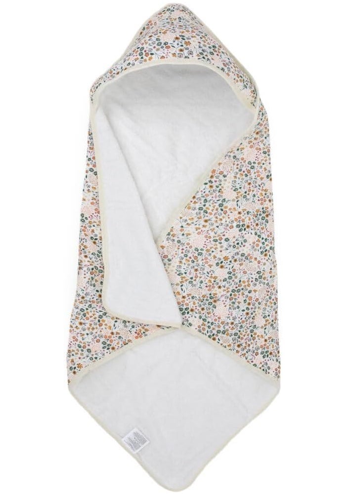 Little Unicorn Cotton Muslin Hooded Infant Towel - Image 1