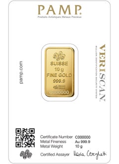PAMP 24k 999.9 Purity 10g Suisse Pamp  - Image 2