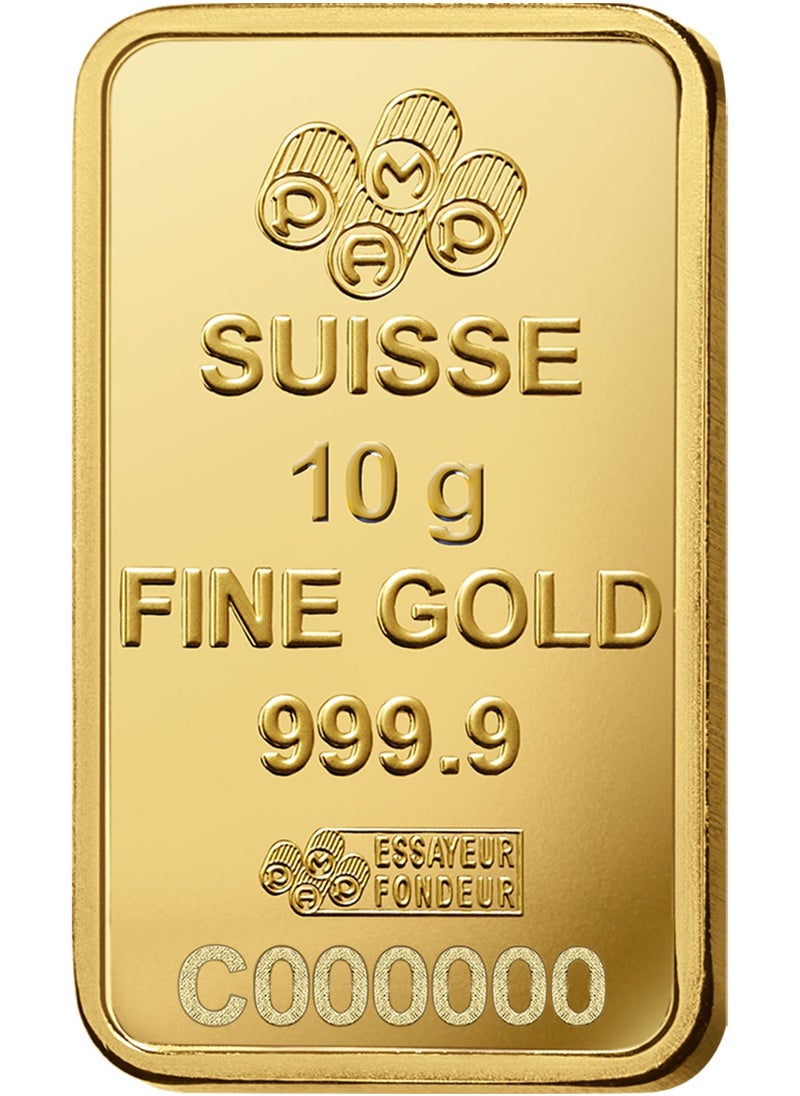 24k 999.9 Purity 10g Suisse Pamp
