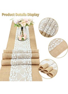 Jute woven lace tablecloth, 180x30 cm, wedding lace linen tablecloth, Thanksgiving, baby christening decorative tablecloths, wedding, cafe, party decorations - pzsku/Z974C39092CD7237FCCEFZ/45/_/1721058126/0387c5fa-1e5e-482f-b720-543b48687f5f