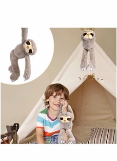 Y&D 12" Brown Hanging Sloth 2Pack Stuffed Animal Ultra Soft Plush Hands and Feet Connect Realistic Design Great Gift or Prize for Teens Adults Gifts Decors  - Image 4