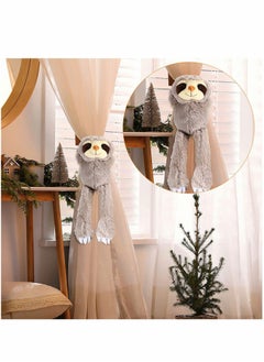 Y&D 12" Brown Hanging Sloth 2Pack Stuffed Animal Ultra Soft Plush Hands and Feet Connect Realistic Design Great Gift or Prize for Teens Adults Gifts Decors  - Image 5