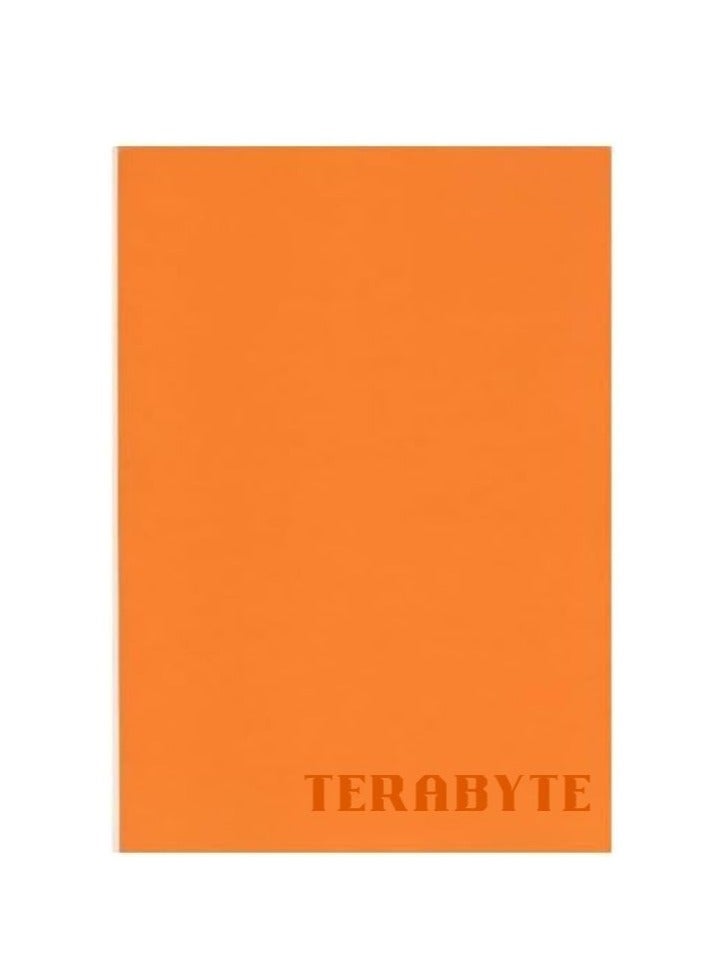 Terabyte Colored Paper (250 Gsm Orange 20 Sheets) - Image 2