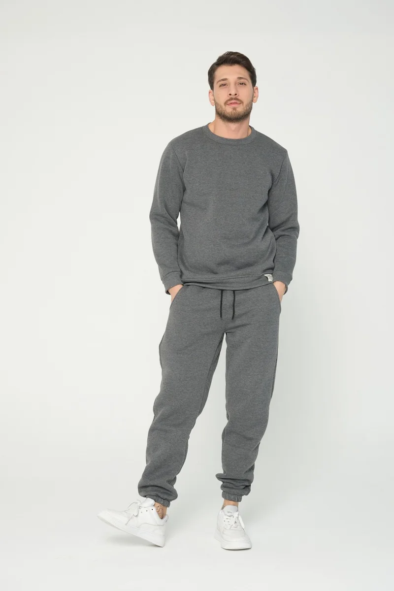 Four Man Konforset Sweatshirt and Jogger Sweatpants Double Set