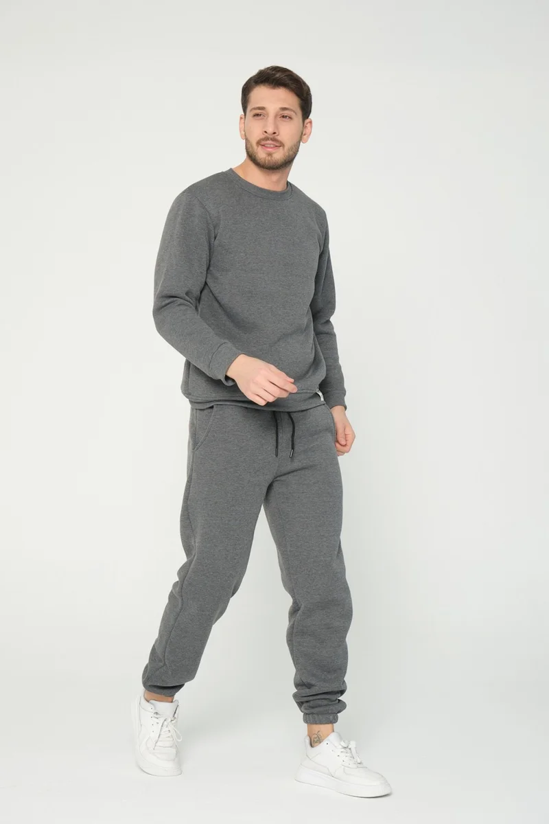 Four Man Konforset Sweatshirt and Jogger Sweatpants Double Set