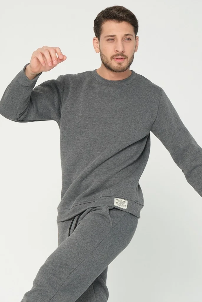 Four Man Konforset Sweatshirt and Jogger Sweatpants Double Set