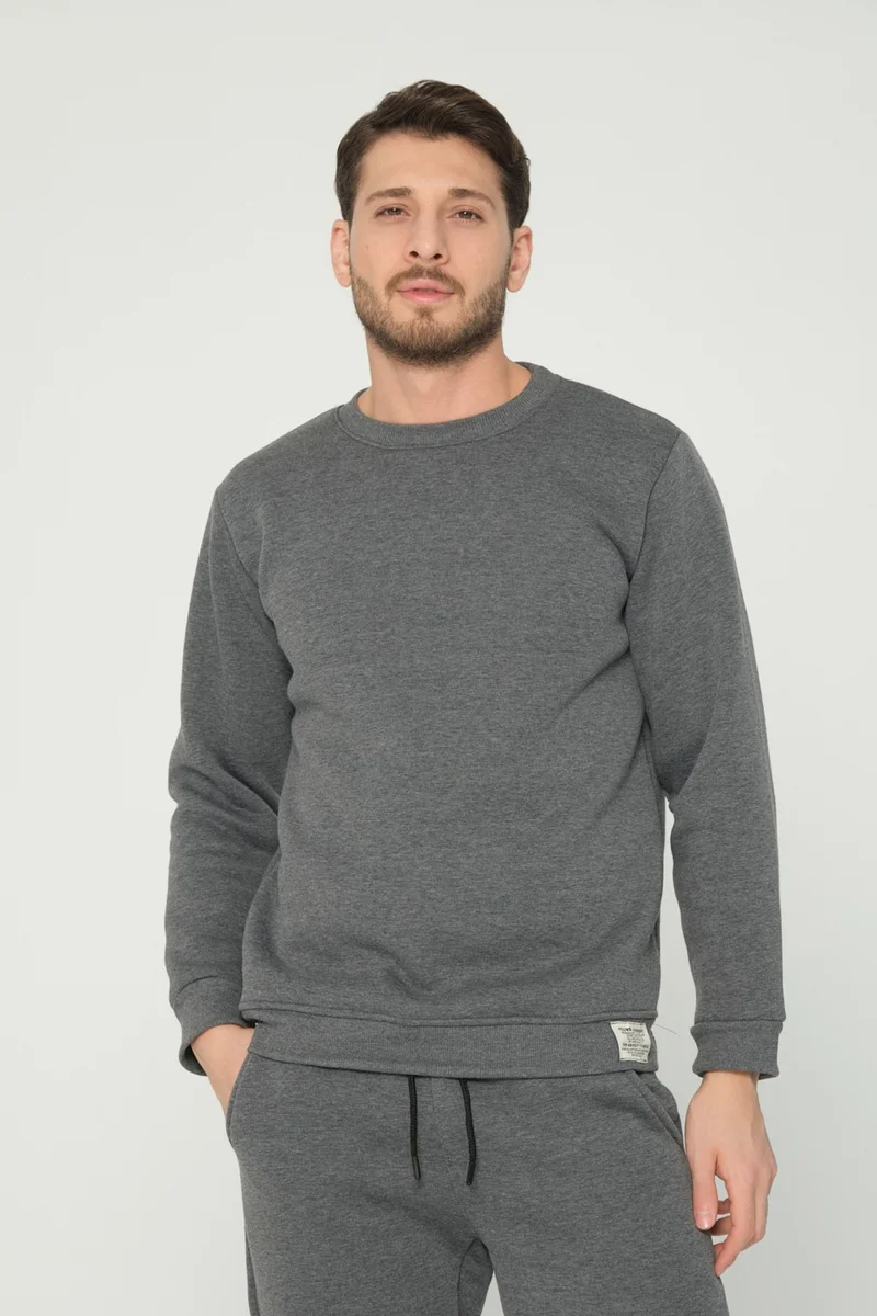 Four Man Konforset Sweatshirt and Jogger Sweatpants Double Set