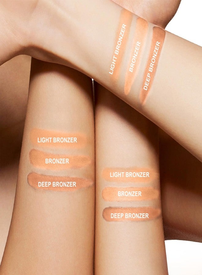 إف في بودرة برونزية من إف في، بودرة برونزية ناعمة تدوم طويلاً وخالية من التلك، قابلة للتكثيف مع لمسة نهائية مطفية متوهجة طبيعية، لتحديد الخدين، برونزيات مقاومة للماء للبشرة الفاتحة (برونزر، 0.28 أونصة) - Image 3