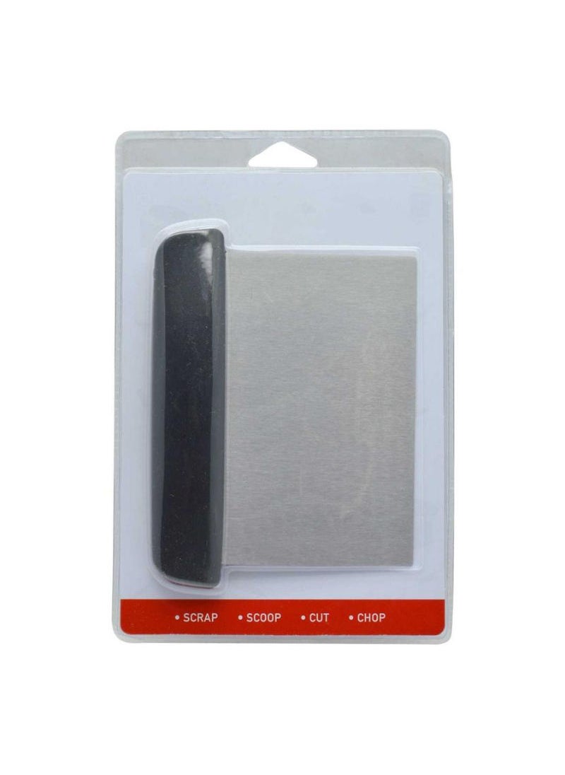 RAJ - Dough Scraper W Plastic Handle 14.5 X 12.5cm - Image 1