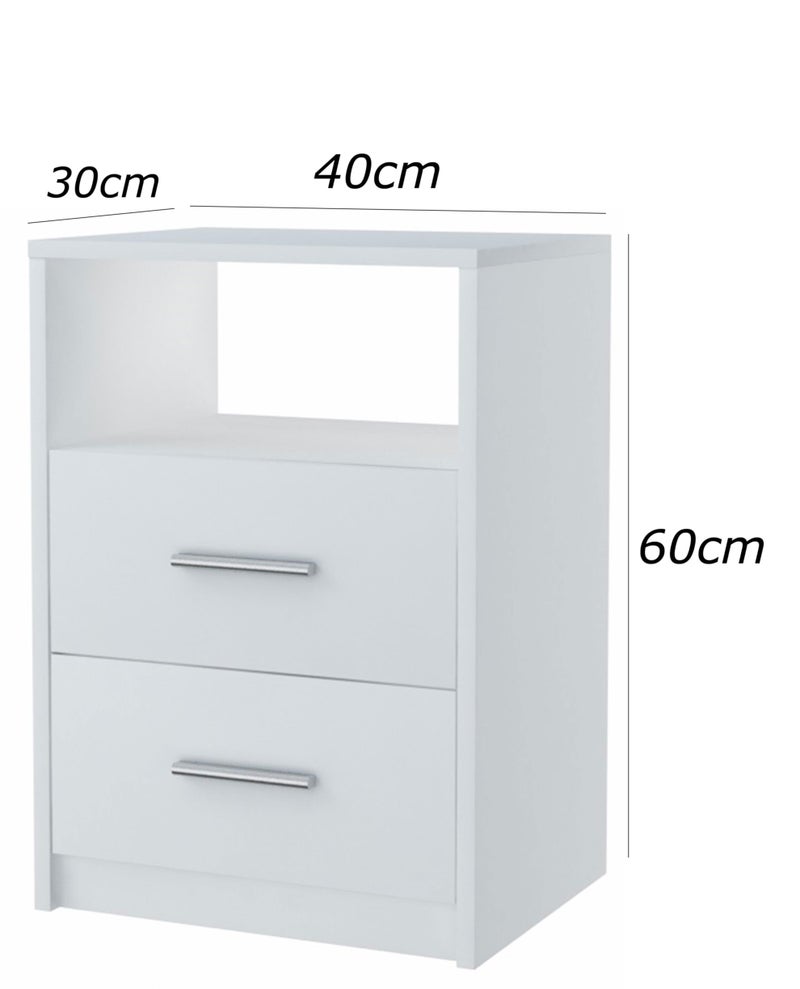 فرنتشر ستور كومود مودرن ام دي اف - ارتفاع 60 سم - عرض 40 سم - عمق 30 سم ، من فرنتشر ستور. - Image 3