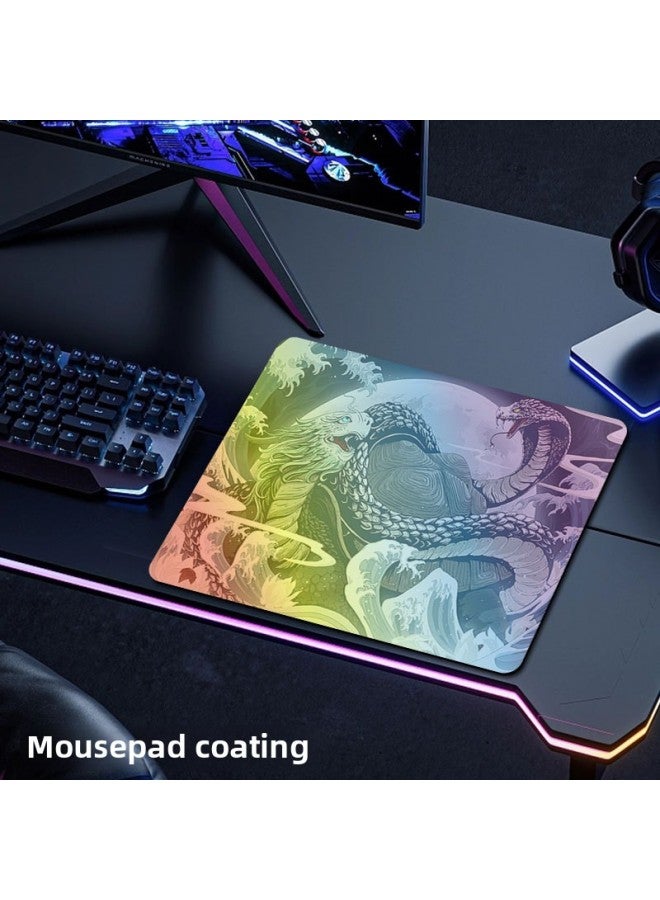 Firewire Competition Streamers Rainbow Magic Coated Coated Game Super Large Small Size Mouse Pad No Edge Fps E-Sports-Color:400*450*4-Pattern:6  - Image 1