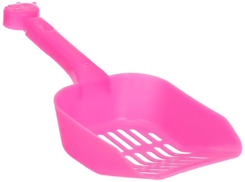 Premium Ergonomic Cat Litter Scoop - Heavy-Duty Waste Sifter & Litter Box Cleaner - Durable High-Density Slotted Mesh Litter Shovel with Cat-Shape Handle Accent (Sleek Modern Space-Saving Clean Profile) - Manual Pet Hygiene Convenience & Waste Facility Asset Management Template