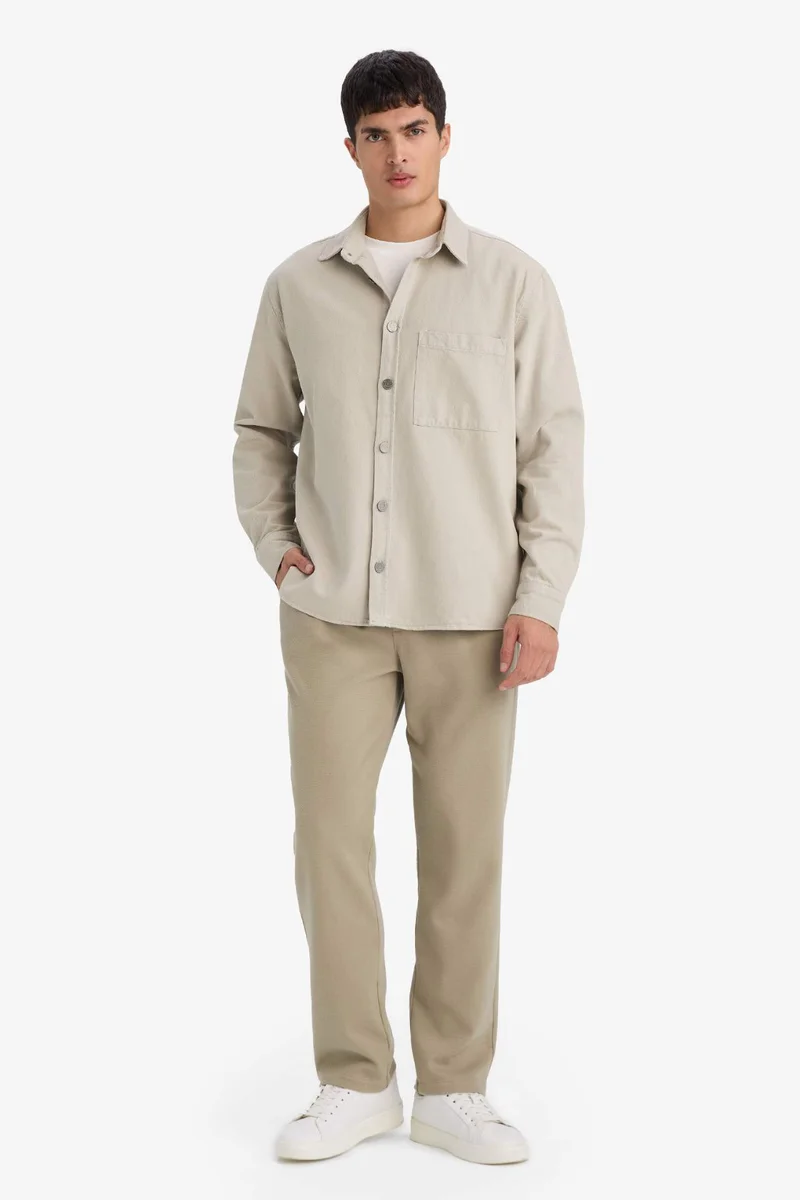 DeFacto Straight Leg Trousers