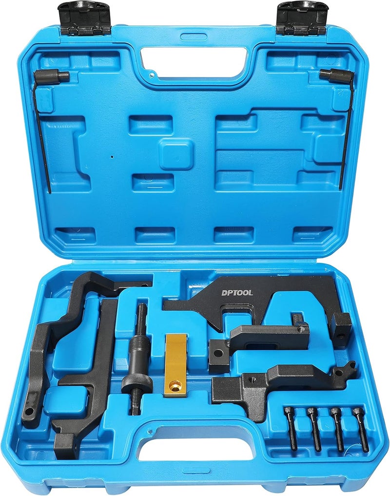 DPTOOL Camshaft Alignment Timing Tool Set Compatible with BMW Mini Cooper R55 R56 R57 R60 N12 N13 N14 N16 N18 1.4 1.6 Engine Timing Tool Kit 117 440, 119 340, 119 590, 496 709 - Image 1