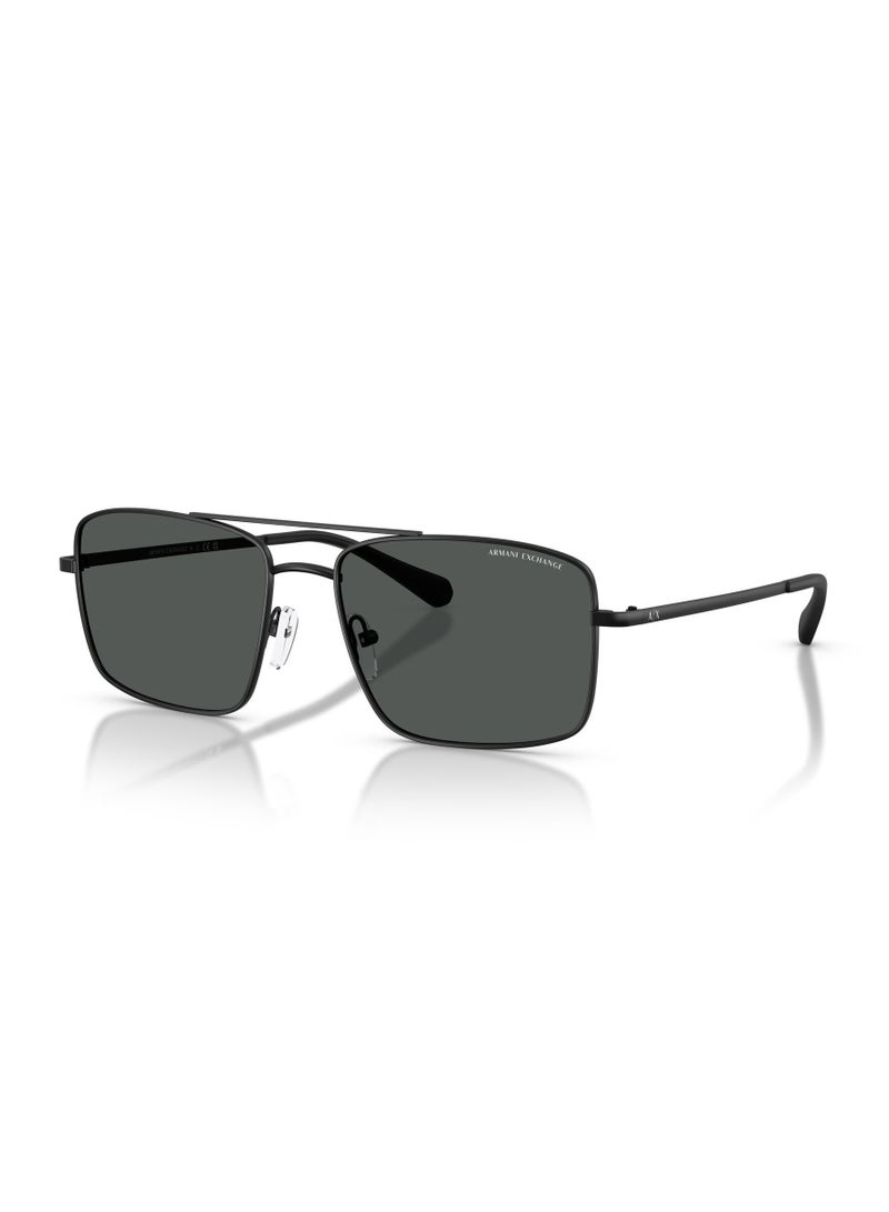 ARMANI EXCHANGE AX 2054S 6000/87 57 17 145 | Men's Sunglasses - Image 1