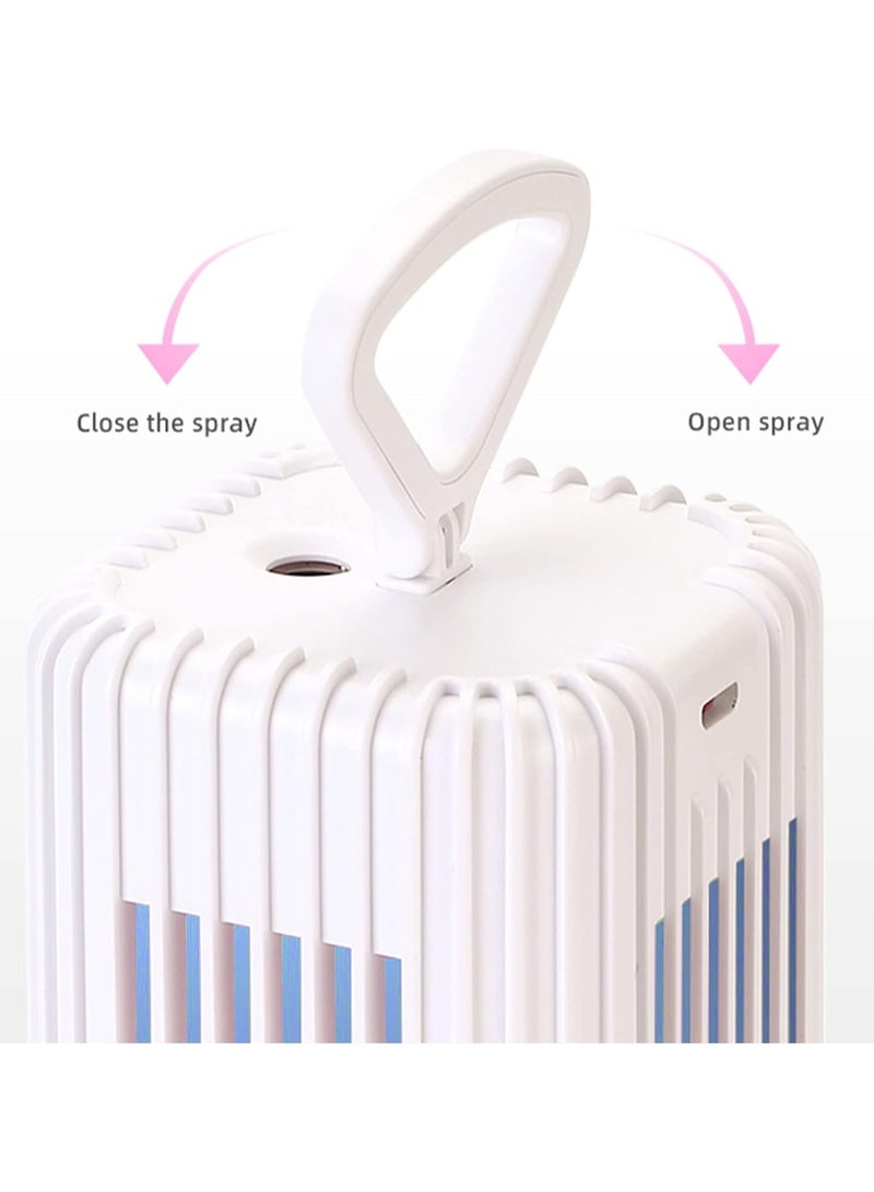 General Portable Humidifiers for Bedroom Small Humidifier 260ml Cool Mist Humidifiers for Baby Pull Ring Sensor Switch Macaron Color Ambient Lighting Timed Power Outage Office Desk Travel  - Image 4