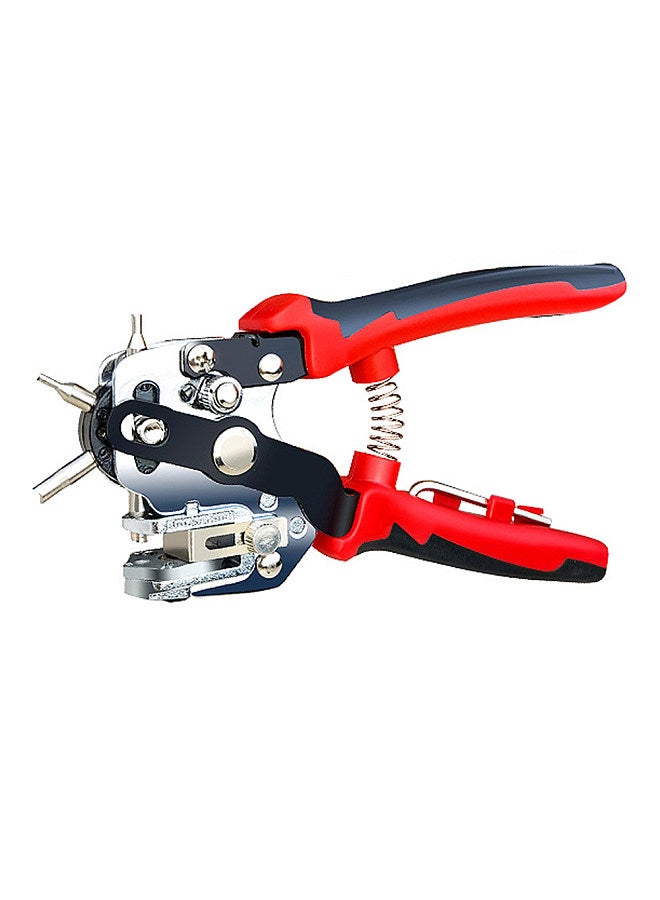 Multifunctional Hole Punch Eyelet Puncher Leathercraft Leather Belt Watchband Belt Round Hole Punch Plier Plastics Iron Sheet Paper Sheet Hole Punch  - Image 1