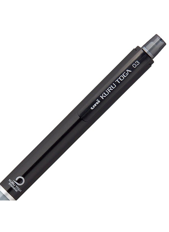 Uni Kurutoga Mechanical Pencil Standard 0.3Mm Black (M34501P.24)  - Image 5