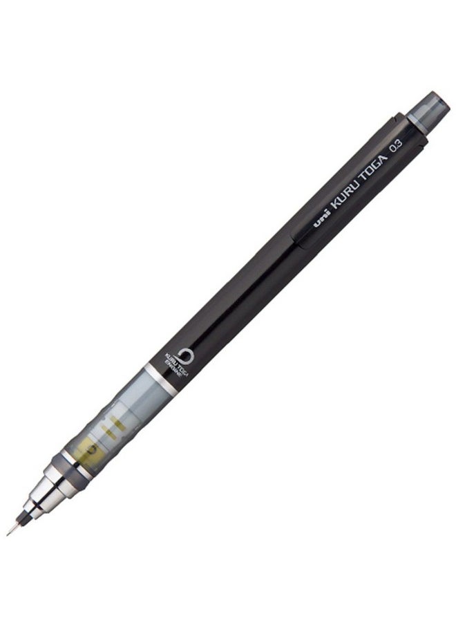 Uni Kurutoga Mechanical Pencil Standard 0.3Mm Black (M34501P.24)  - Image 1
