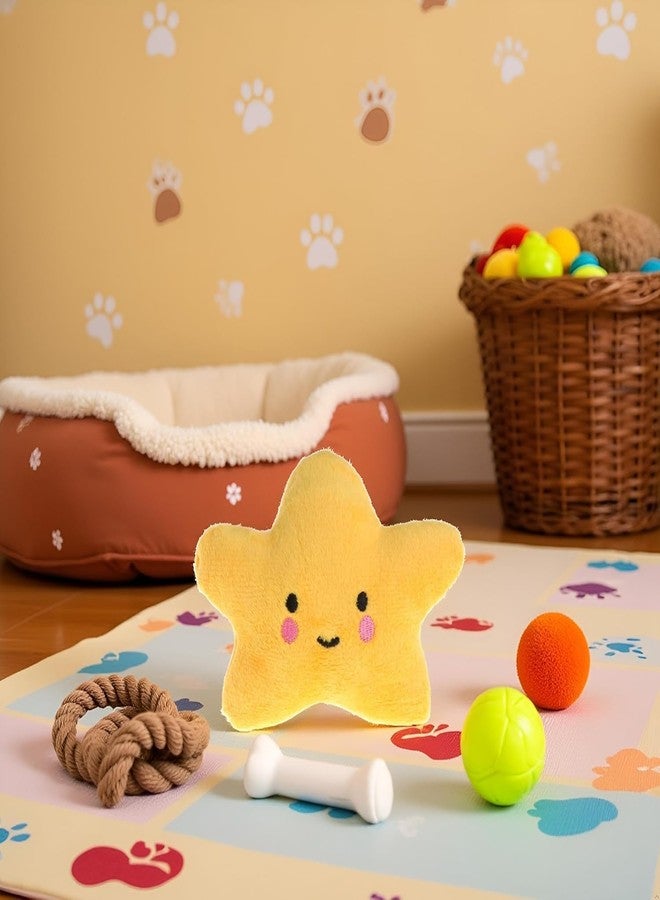 SelHeng 2Pcs Star Pet Dog Toys Cute Squeaky Toy for Interactive Toy Dog Chew Toy for Pet Dog Puppy Training Playing, Squeak (Pink) - Image 4