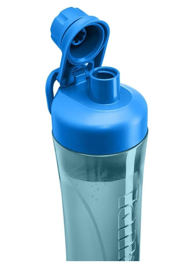 Tank Tritan Plastic Water Bottle 800mL, Blue - Image 3