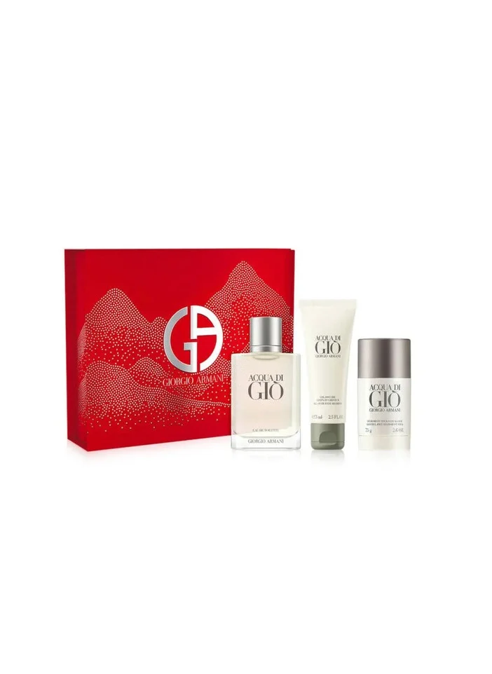 armani Acqua di Giò Eau de Toilette Holiday Gift Set, Savings 28%
