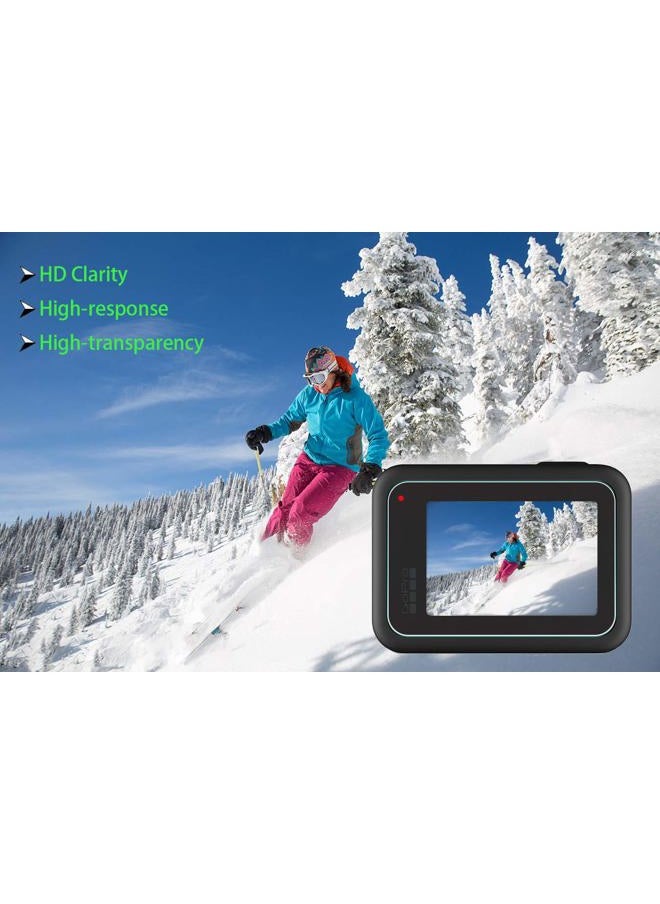 HUIPUXIANG Screen Protector for GoPro MAX Waterproof 360 Action Camera,[3 Pack] 0.3mm 9H Hardness Go pro Tempered Glass Protector Anti-Scrach Anti-Bubble  - Image 2