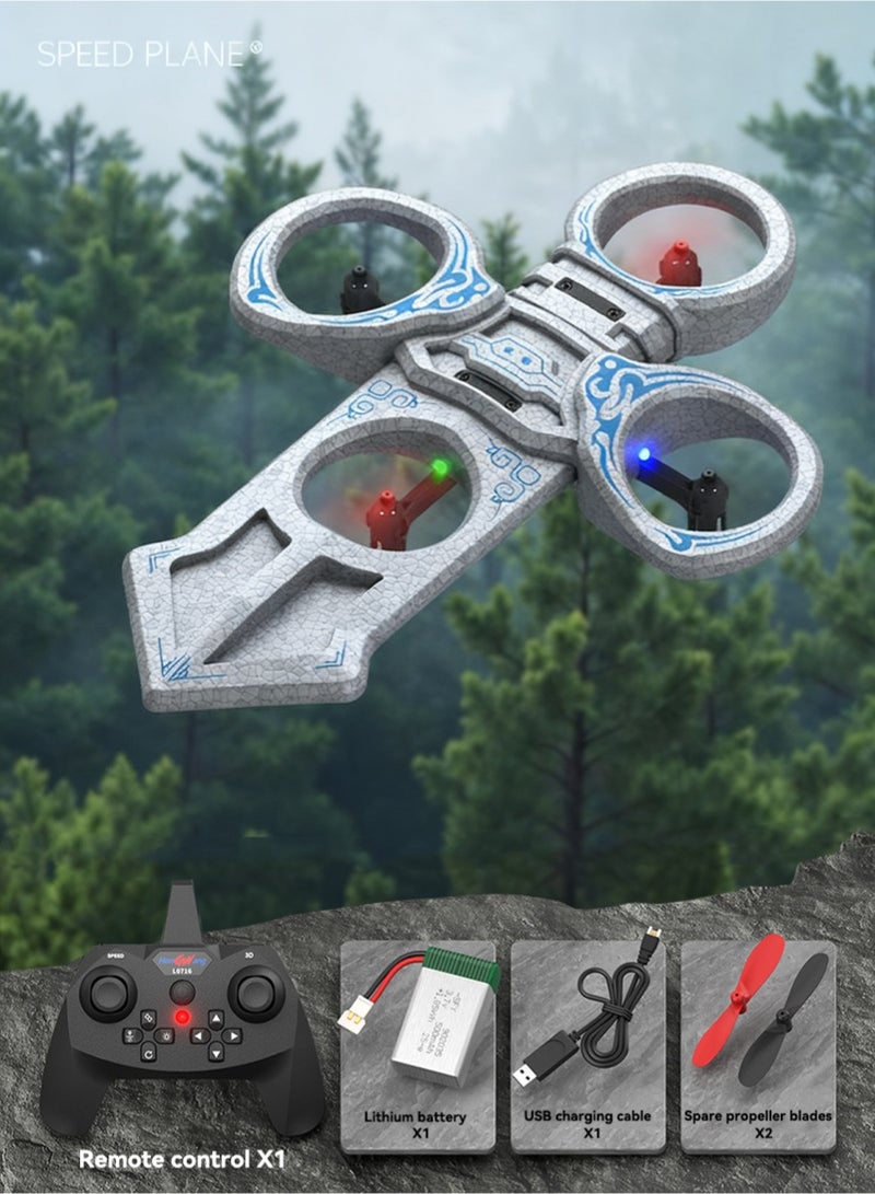 【Flying Sword Aerial Vehicle】 Acrobatic remote-controlled flight, toy fighter jet, shatter-resistant flying sword design, sword-mounted remote-controlled drone, gesture-sensing toy, birthday gift for children and boys. - Image 1