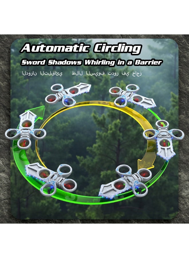 【Flying Sword Aerial Vehicle】 Acrobatic remote-controlled flight, toy fighter jet, shatter-resistant flying sword design, sword-mounted remote-controlled drone, gesture-sensing toy, birthday gift for children and boys. - Image 5