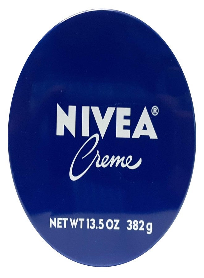 Nivea Creme Tin - 400ml Pack of 1, Whole Body Moisturizer for Acne-Prone Skin, Alcohol-Free & Antiseptic - Image 1