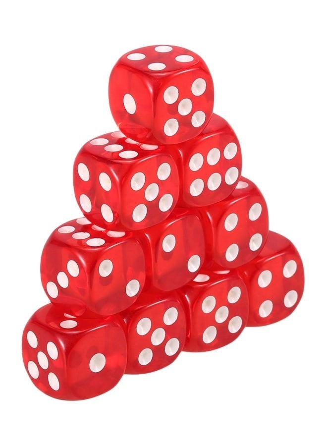 10-Piece Acrylic Dice - Image 1