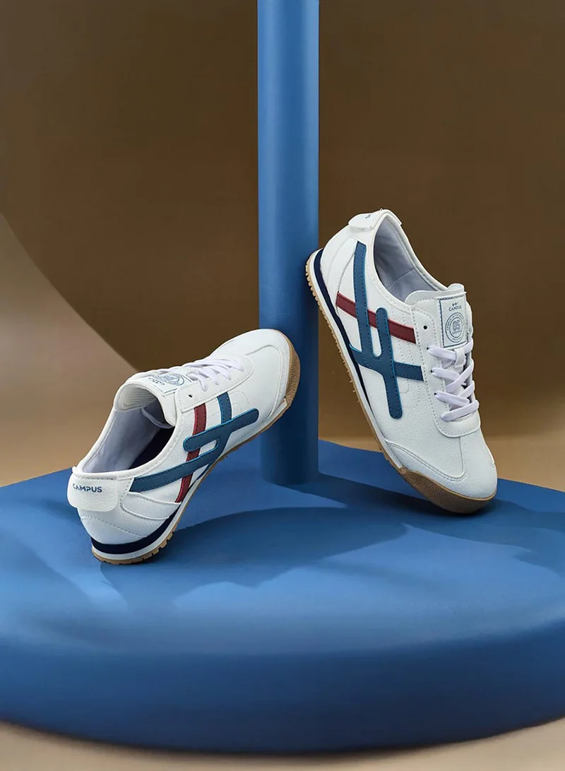 CAMPUS Women’s Fashion Low Top Sneakers – Eye-Catching Contrast Detailing Shoes with Modern Minimalist Appeal