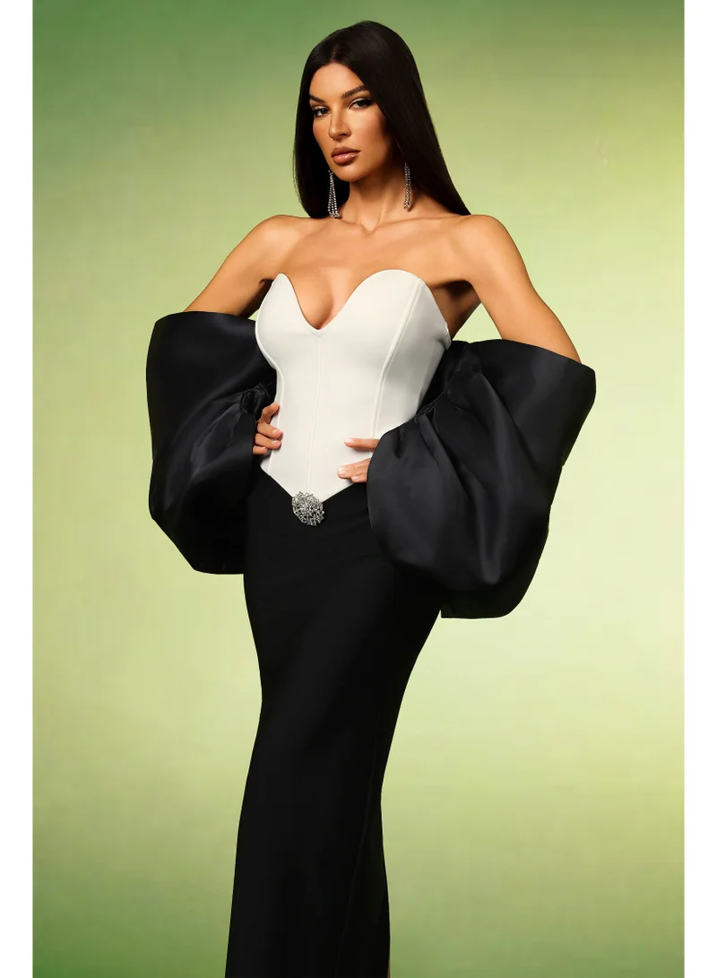 Bella Barnett  Fabiola Sleeveless Bow Bandage Maxi Dress for Women | Best Price UAE