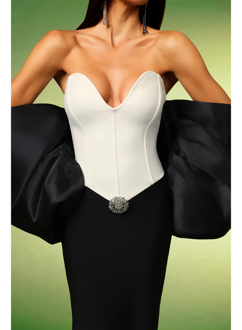 Bella Barnett  Fabiola Sleeveless Bow Bandage Maxi Dress for Women | Best Price UAE