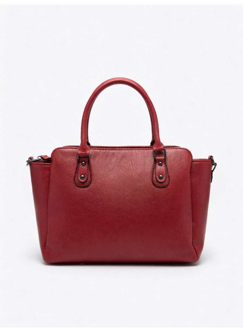 Elegant Quilted Tote Bag & Spacious & Versatile Everyday Shoulder Bag for Women-Red - Image 2