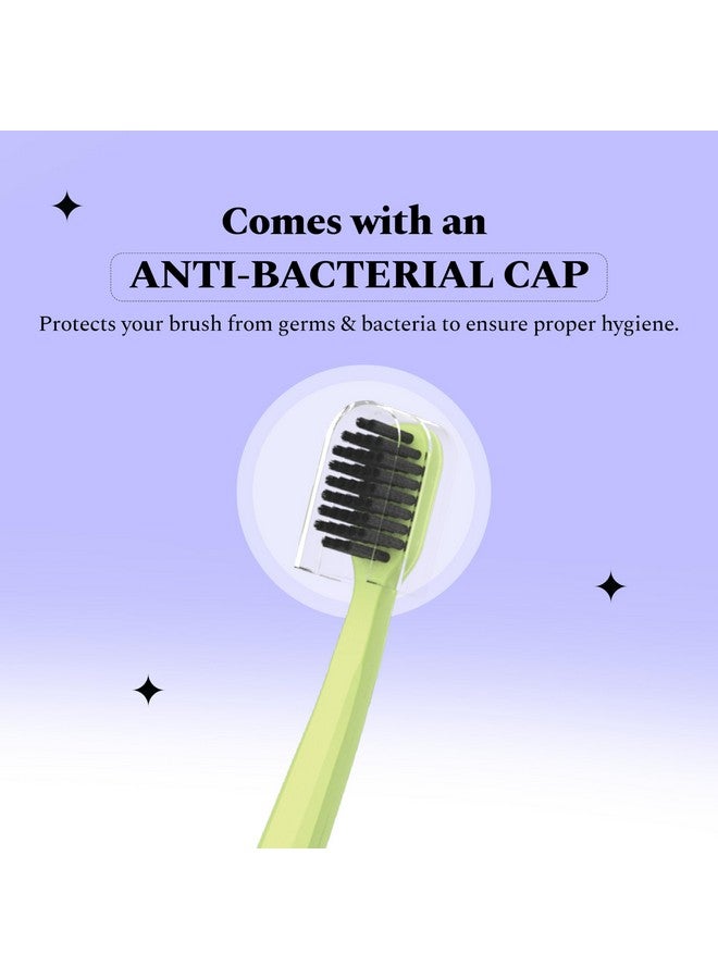 بيرفورا فرشاة أسنان دريم وايت للأطفال والكبار | مع شعيرات مؤشر ذكية | شعيرات فائقة النعومة للأسنان الحساسة | مجموعة فرشاة أسنان مكونة من قطعتين | لون اللافندر لوف آند أو جي بلاك - Image 5