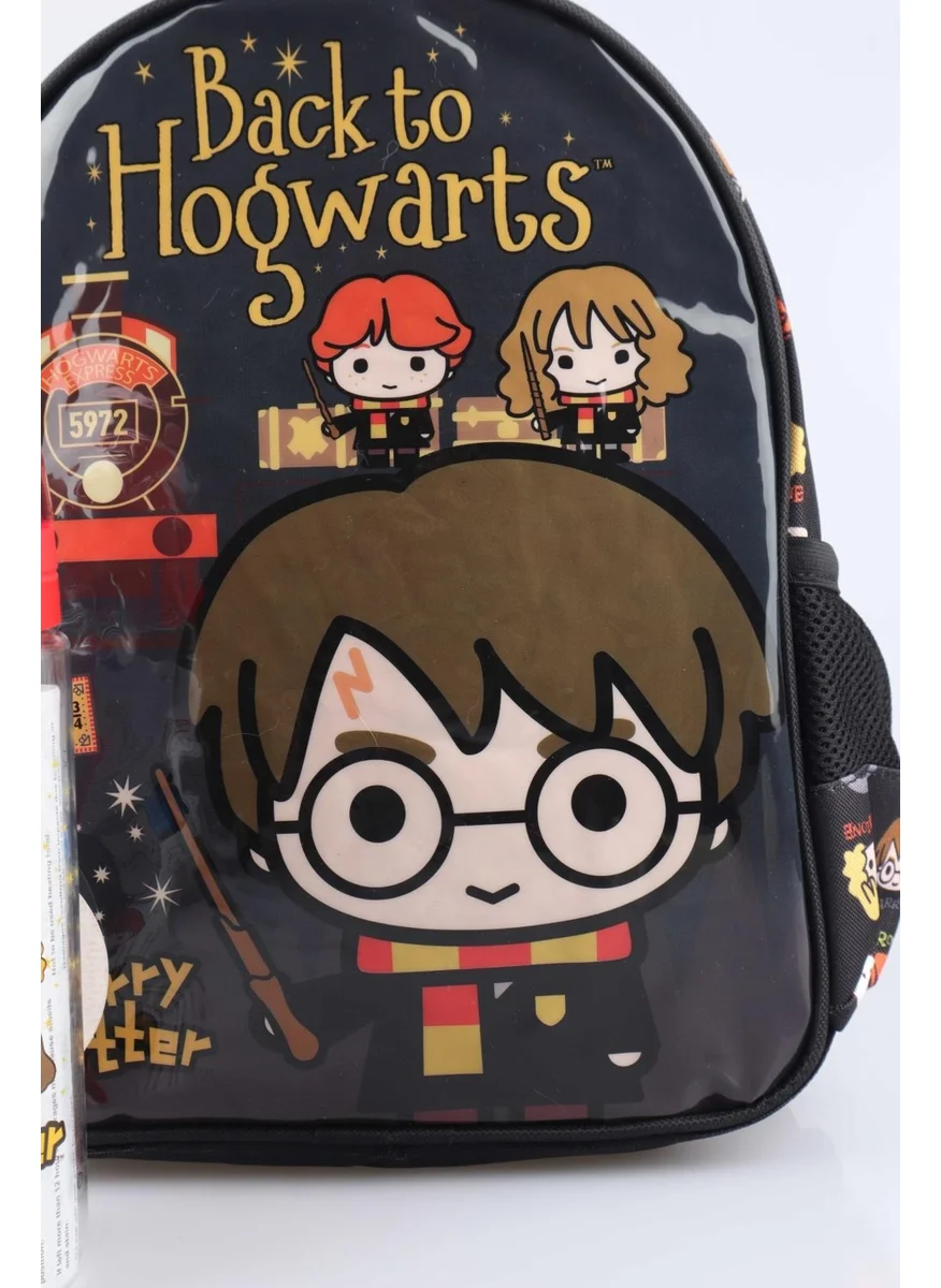 Harry Potter New Season Licensed Kindergarten Bag and 500 ml Flask Set