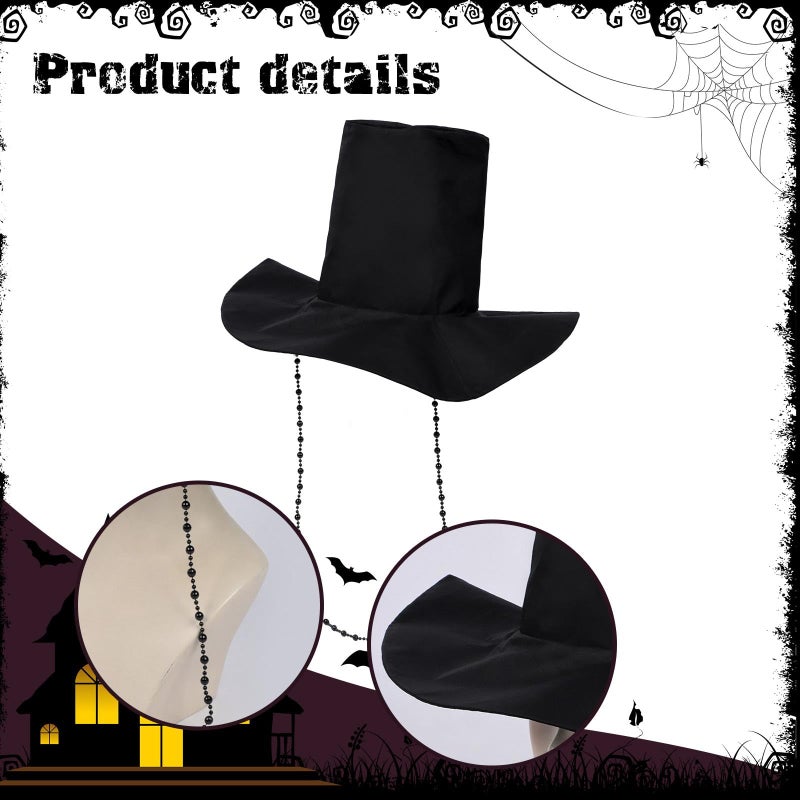 Halloween Hat For Adults 60cm Circumference Polyester Cosplay Hat For Party Masquerade - Image 5
