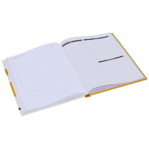 COI A4 Goal Setting & Daily Appointments notebook | Undated Planner 2025 For Work, Home & Office - Image 4