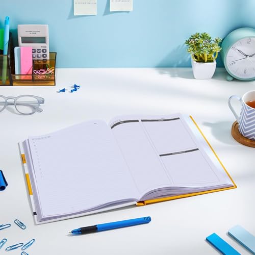 COI A4 Goal Setting & Daily Appointments notebook | Undated Planner 2025 For Work, Home & Office - Image 2