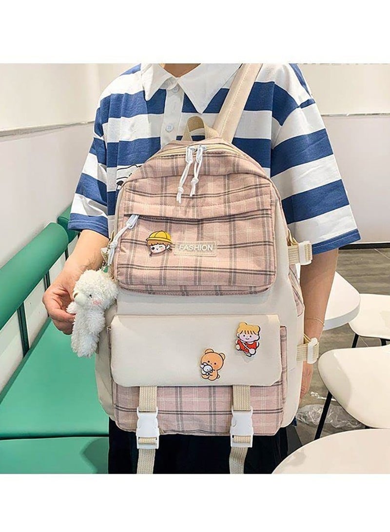 VUCATIN Kids Backpack set of 5 Toddler Backpack with Tote Bag Pencil Case Handbag Coin Purse School & Travel Backpack for Kids and Adults Shoulder Bags  - Image 3