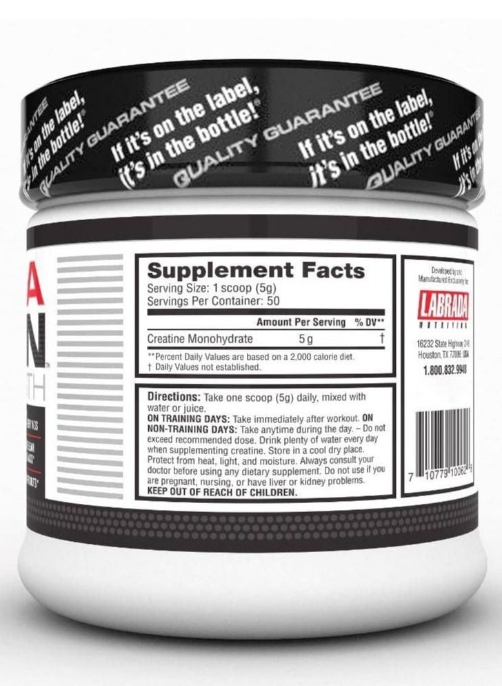 Labrada Crealean Strength 250g, 50 Serving - Image 3