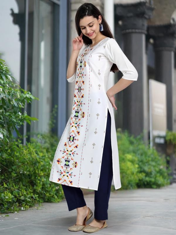 Tee Projekt Printed Crepe Kurti for Women ll Vibrant Colour Kurti (Pack of 6) - Image 4