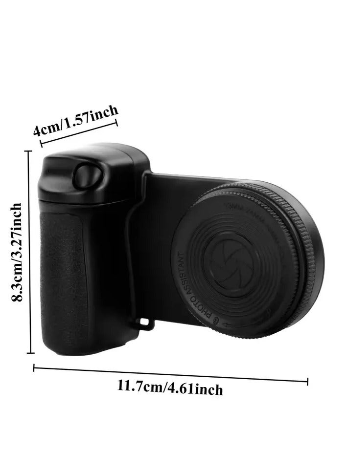 Mobile Photography Fill Light with Magnetic Absorption, Anti-Shake Grip, and Ergonomic Design - Durable ABS Material Camera Accessory for Live Streaming and Selfies - Image 2