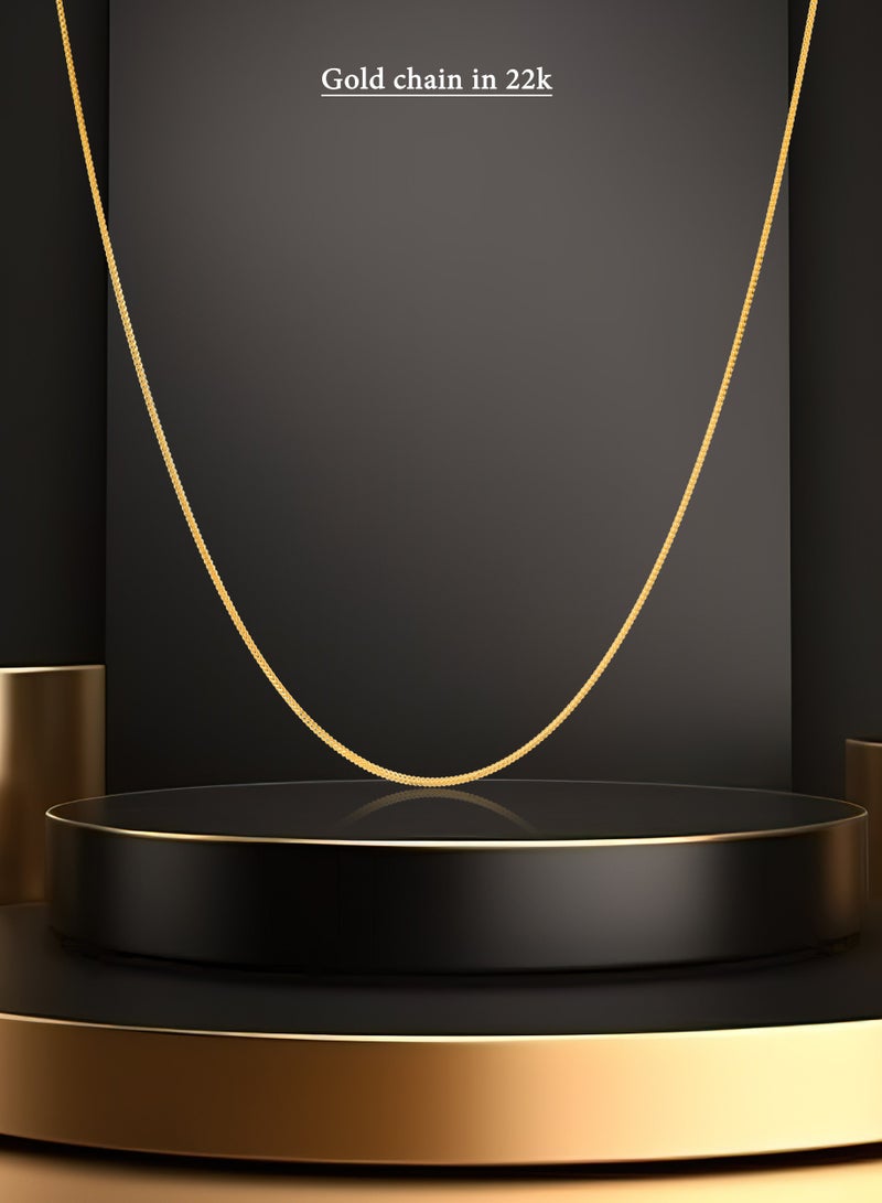 BAFLEH JEWELLERY Luxurious 22kt Gold Chain: A Perfect Blend of Tradition and Contemporary Style - Image 3