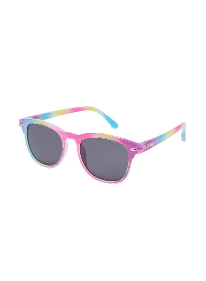 Lee Cooper  Polarized Sunglasses Rainbow Colorful Frame Grey Mirror Lens 41mm  - LCK115C01  | Best Price UAE