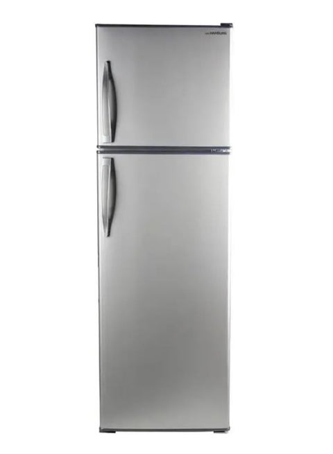 Hamburger FB320-S 13-foot, 2-door, silver, 320-liter refrigerator