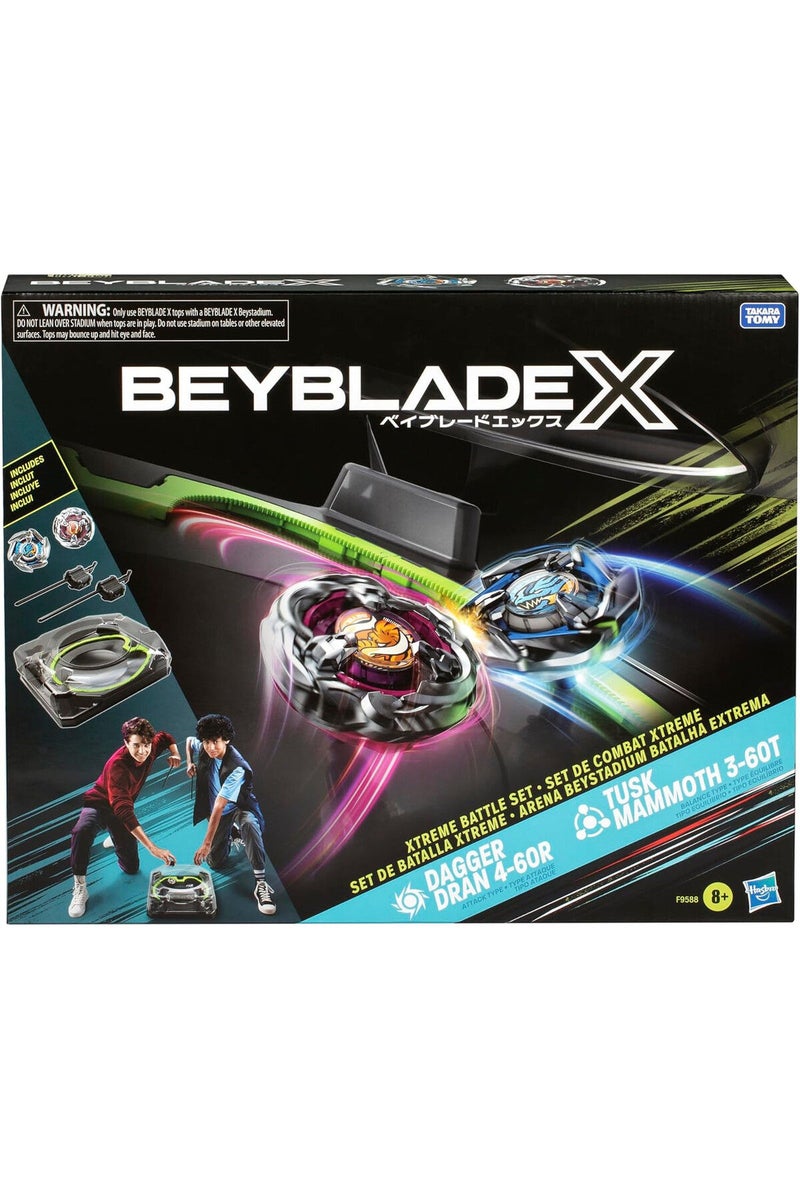 BeyBlade Xtreme Battle Set TP9588 with Beystadium, 2 Tops & Launchers, Ages 8+ - Image 1